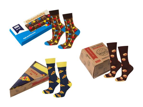 Calze Soxo in confezione regalo da prodotto alimentare