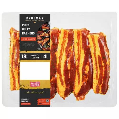 Pork Belly Rashers Mango Habanero