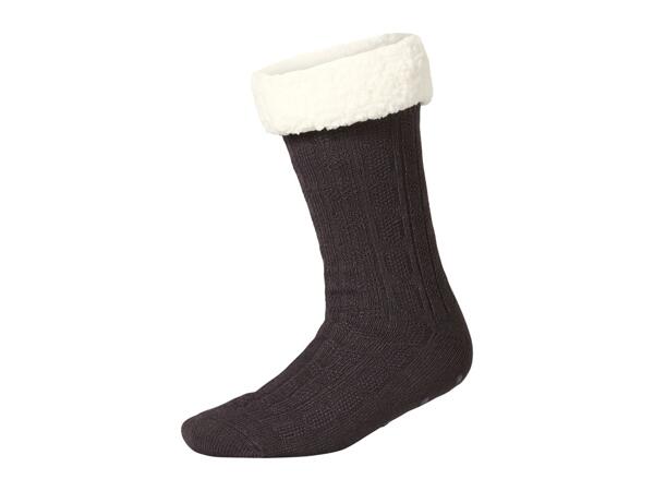 Esmara Men's Black Slipper Socks
