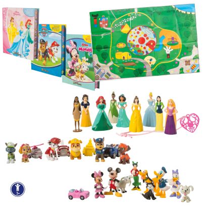 Boek met speelfiguurtjes
