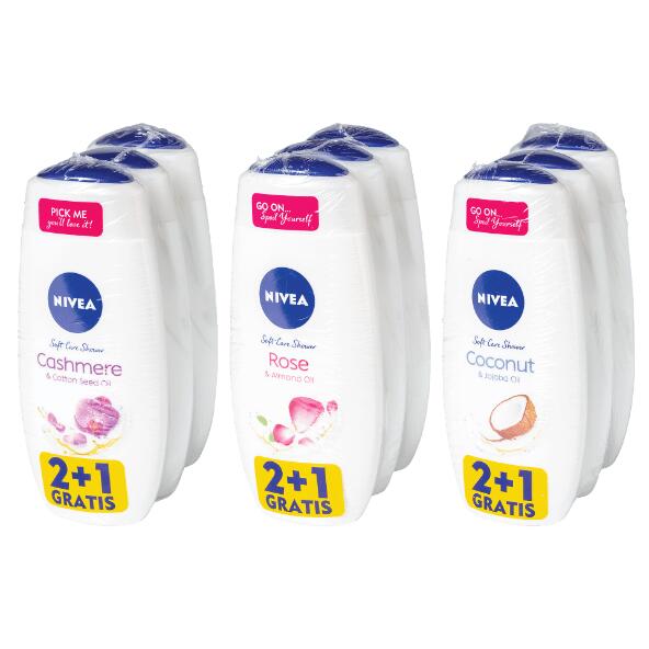 NIVEA(R) Douchegel voor dames, 3 st.