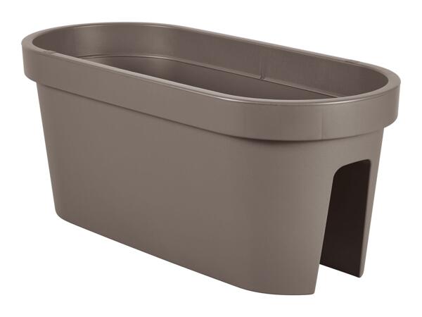 Parkside Railing Planter - Brown