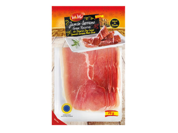 Sol & Mar 15-Month Matured Serrano Gran Reserva Ham Slices