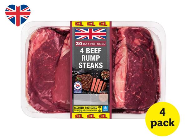 Birchwood XXL 4 British Beef Rump Steaks