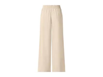 ESMARA Ladies' Beige Linen Blend Trousers