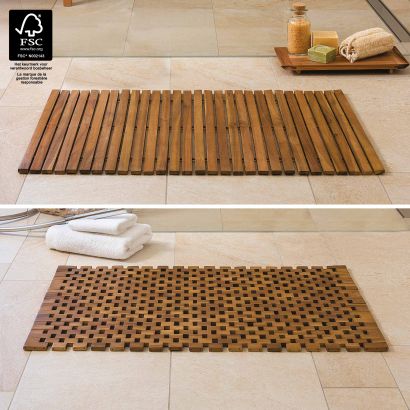 Badvorleger aus Holz