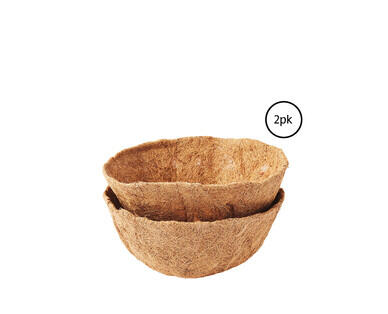 Hanging Basket with Liner or Basket Liners 2pk