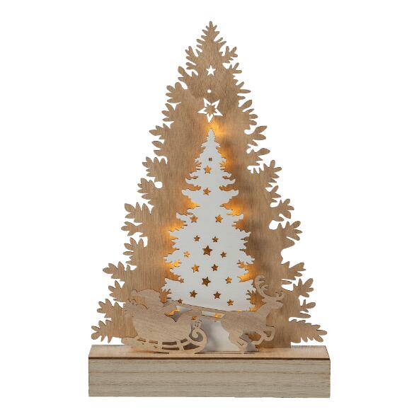 LIGHT ZONE(R) 				Houten ledfiguur