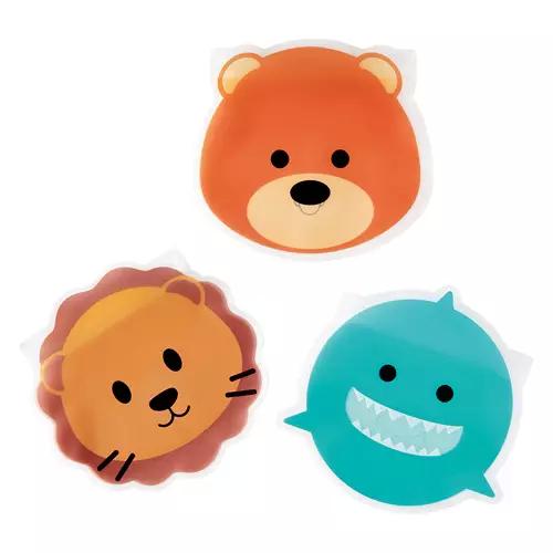 3 Pack Reusable Animal Bags - Shark, Bear, Lion