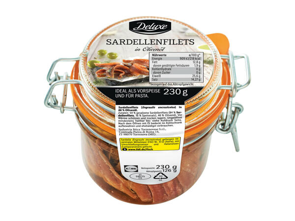 Sardellenfilets in Olivenöl