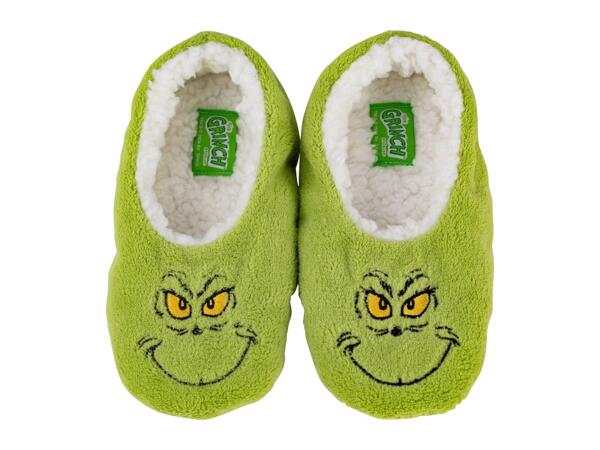 Kids' Grinch Slippers