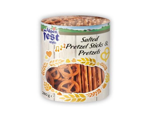 Salted Pretzels and Pretzel Sticks
