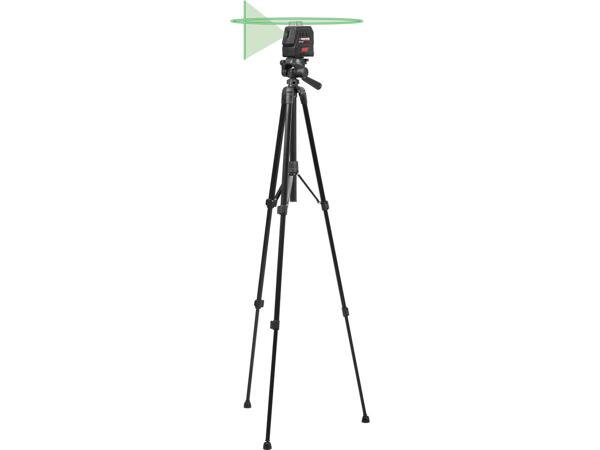 Cordless cross line laser