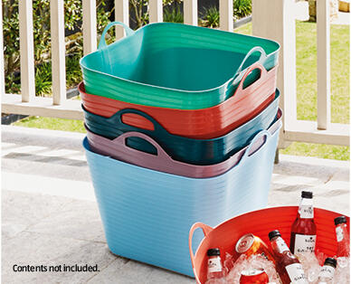 Multipurpose Flexible Square Tub