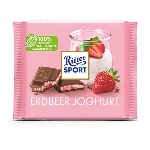 RITTER SPORT Bunte Vielfalt, Erdbeer-Joghurt