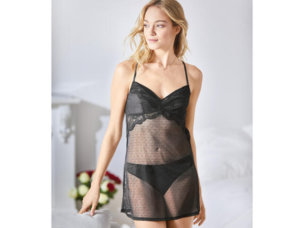 Damen Negligé-Set, 2-teilig