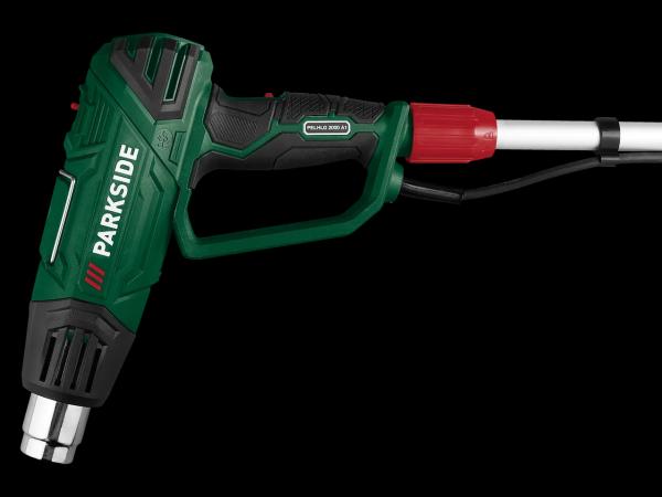 Long reach heat gun 2 in 1