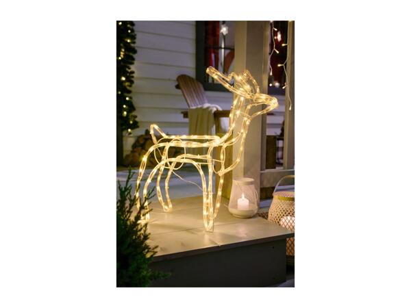 Livarno Home 3D Reindeer Rope Light Figure
