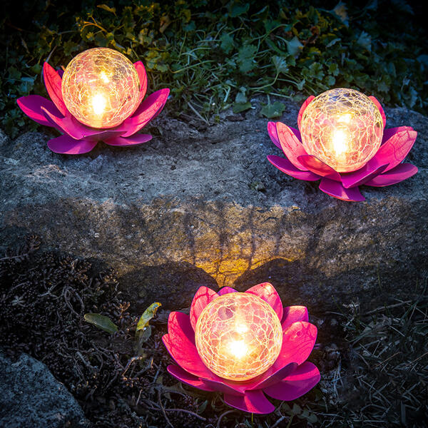 LED-Solar Lotusblume