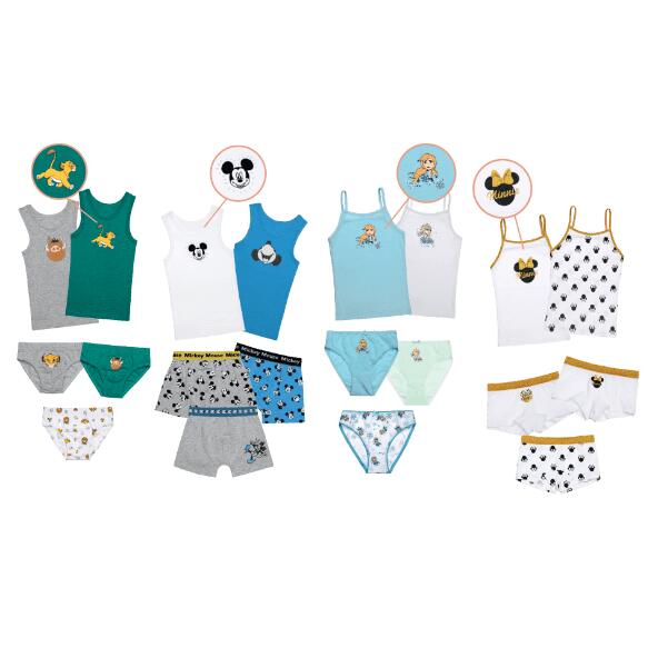 Ensemble de sous-vêtements pour enfants, 5 pcs