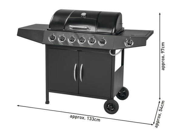 Grillmeister 6 Burner Gas Barbecue