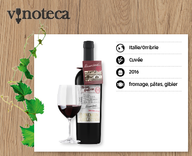 Rosso Umbria IGT de l'œnologue Riccardo Cotarella PREMIUM SELECTION