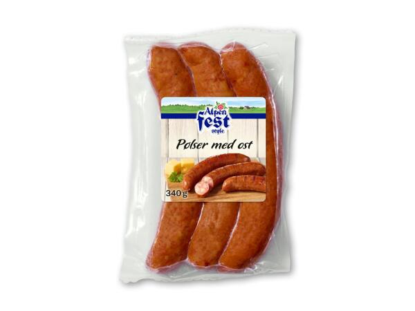 ALPENFEST Røgede bockwurst eller pølser