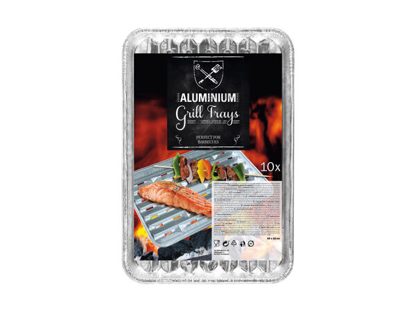 Barquettes à grillades en aluminium