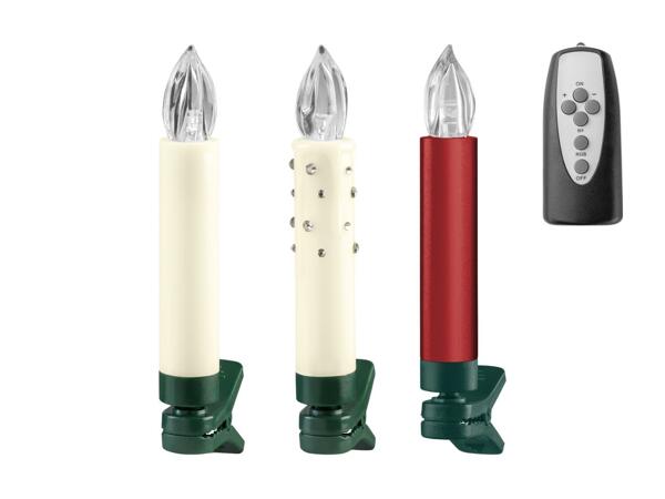 Candele a LED per albero di Natale, 15 pezzi