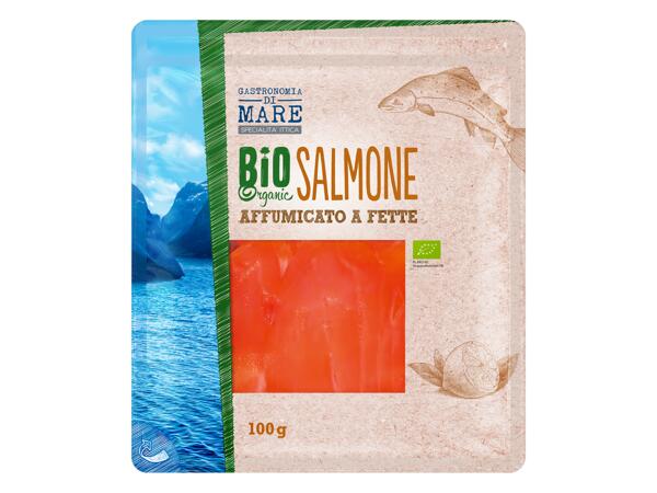 Organic Smoked Salmon in Slices
