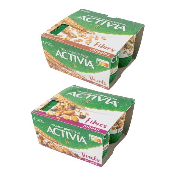 ACTIVIA(R) 				Joghurt mit Ballaststoffen, 4 St.