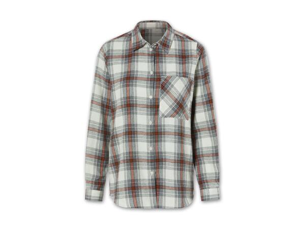 Damen Flanellbluse