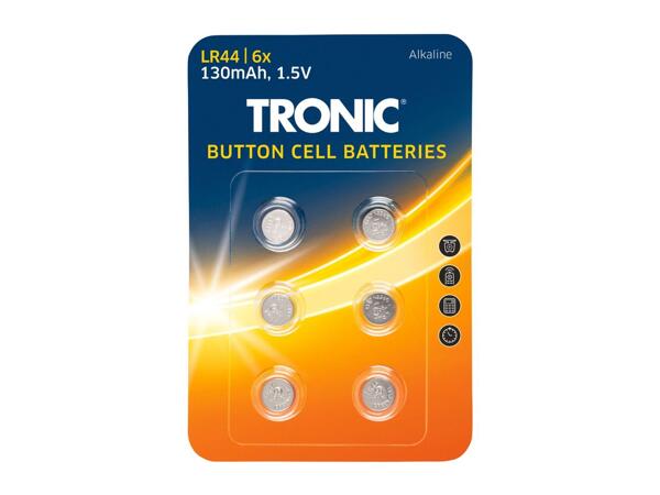 Tronic Button Cell Batteries - 6 Pack