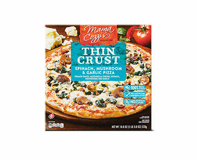 Mama Cozzi's Pizza Kitchen Spinach, Mushroom & Garlic Pizza