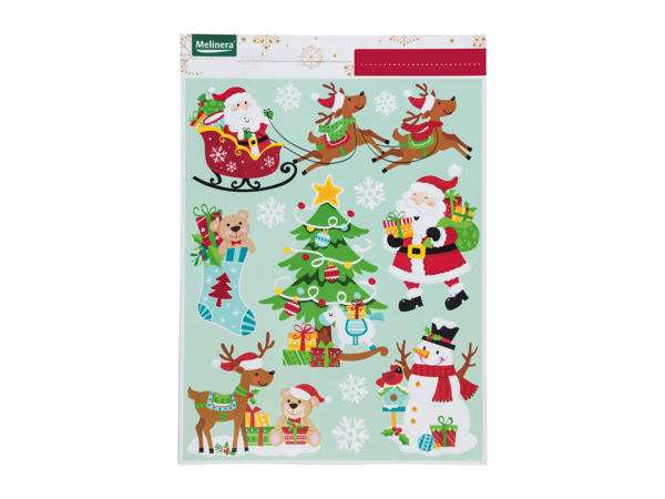 Melinera Christmas Window Stickers