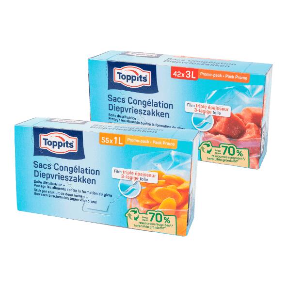 TOPPITS(R) Sachets de congélation