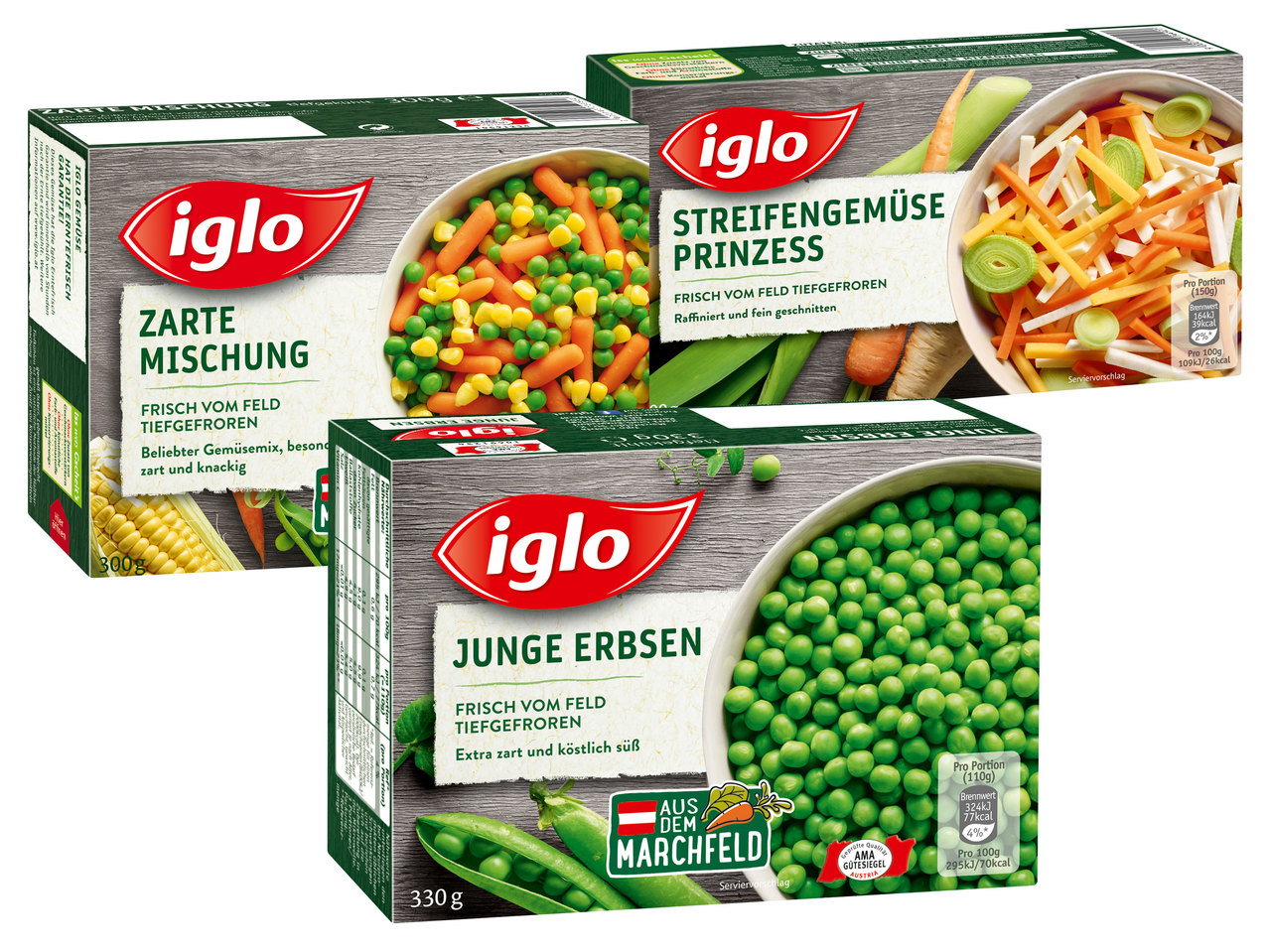 IGLO Gemüse erntefrisch