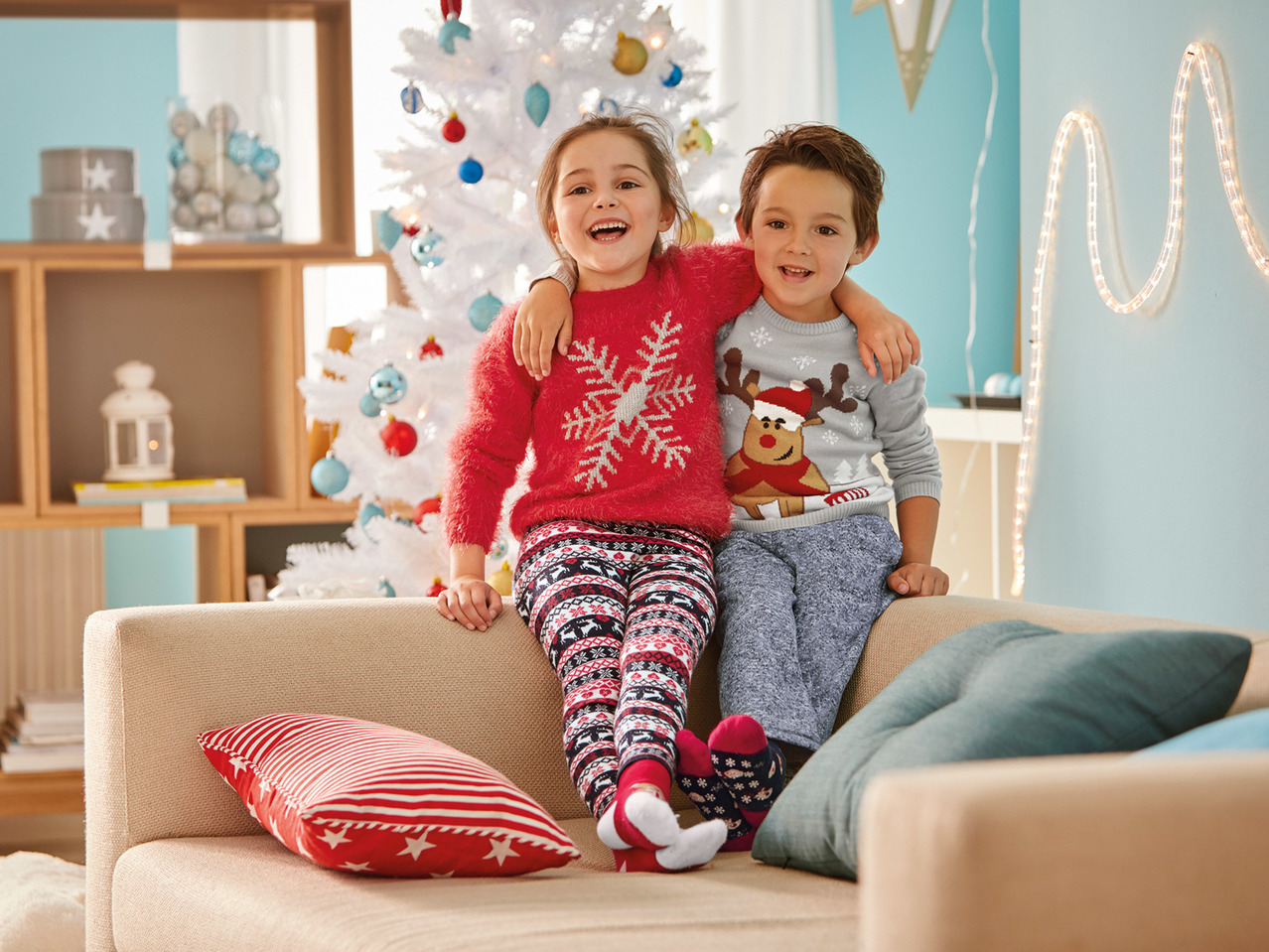 Lupilu Infants' Christmas Trousers1