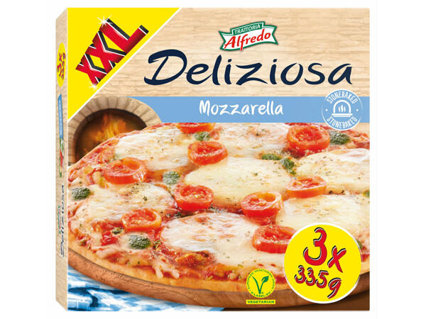 Pizza cuite sur pierre