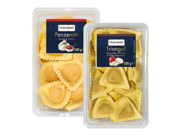 Stuffed egg pasta