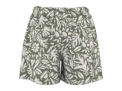 ESMARA Ladies' Patterned Linen Blend Shorts