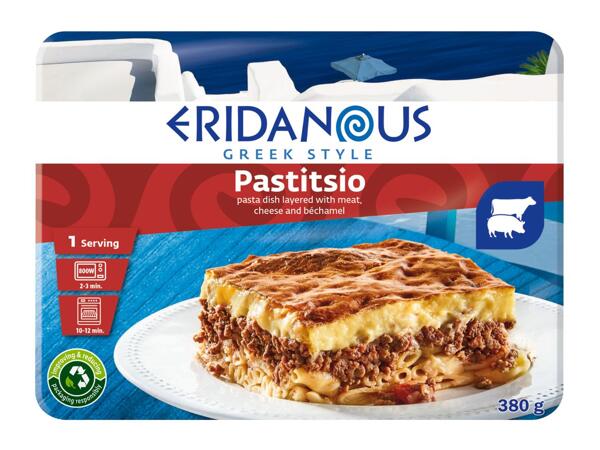 Pastitsio - Pasta Dish layered with Meat and Bechamel