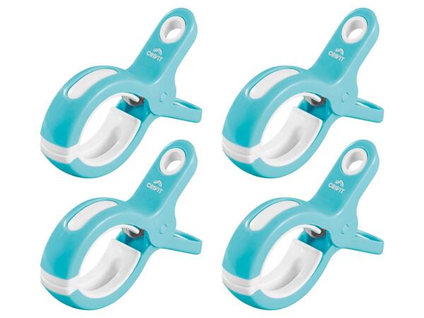 Towel clips, 4 pieces