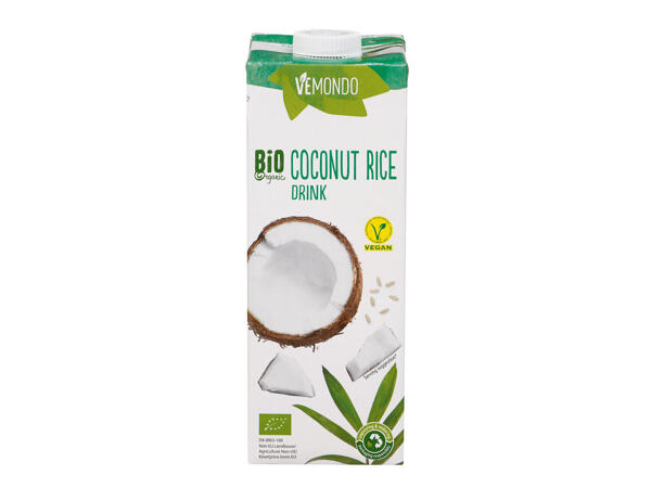 Bio-Haferdrink oder Bio-Reisdrink