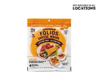 Folios Cheddar or Parmesan Cheese Wraps