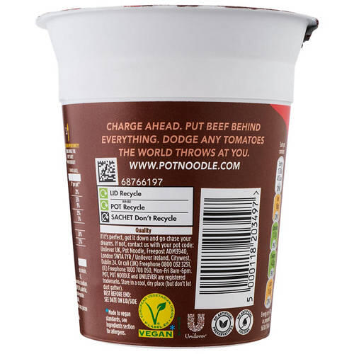 Beef & Tomato Flavoured Pot Noodle 90g