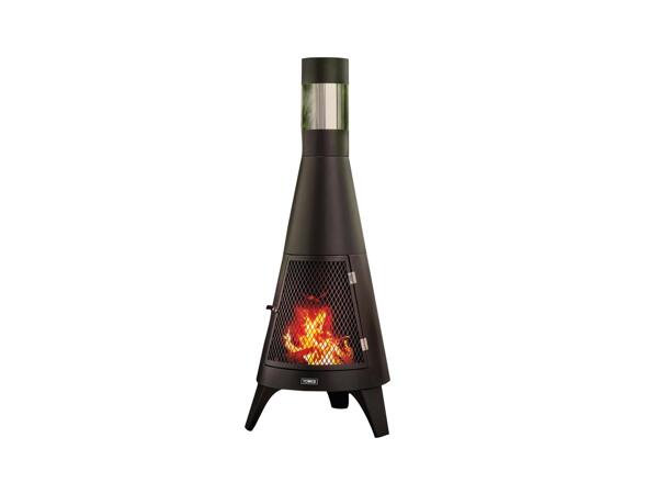 Fire Pit with Chimney