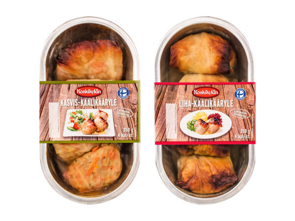 Kåldolmar/ kålpudding