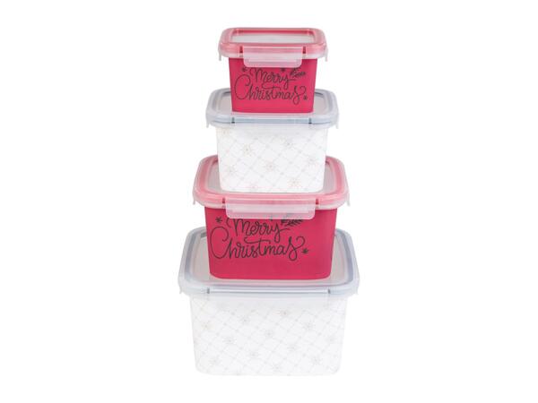 Livarno Home Food Storage Container Set - Set of 4