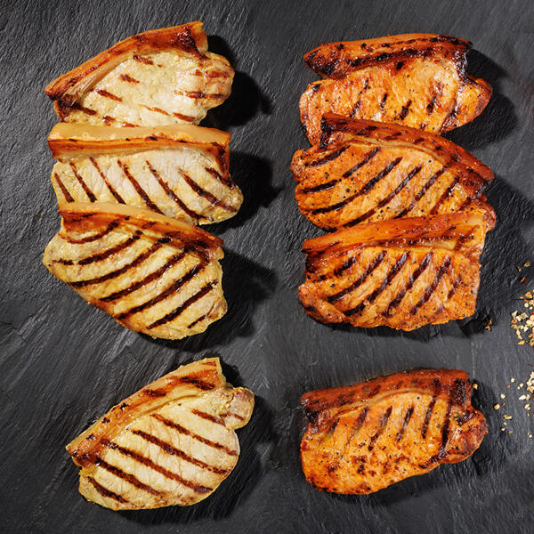 Schweine-Krustensteaks